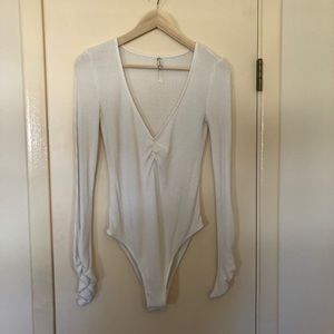 Free People long sleeve bodysuit